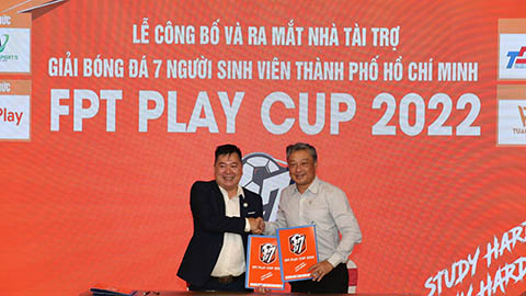 Ra mắt giải bóng đá 7 người – FPT Play Cup 2022